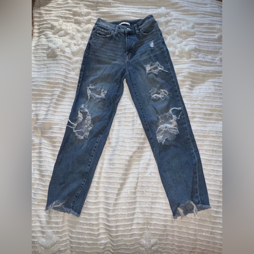 SO Distressed Skinny Jeans